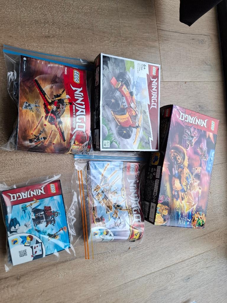 lego Ninjago 6 sets. Alle sets €45,-, Compleet, Lego, Ophalen of Verzenden, Zo goed als nieuw