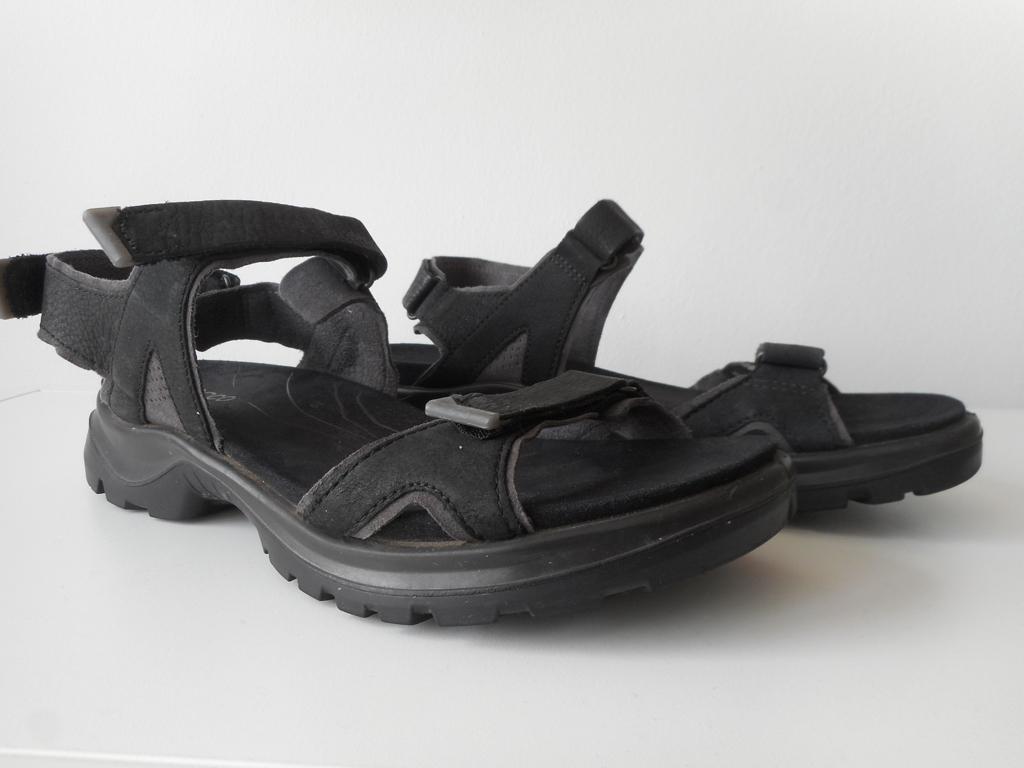 Sandalen van Ecco, maat 39, Ecco, Zwart, Zo goed als nieuw, Sandalen of Muiltjes