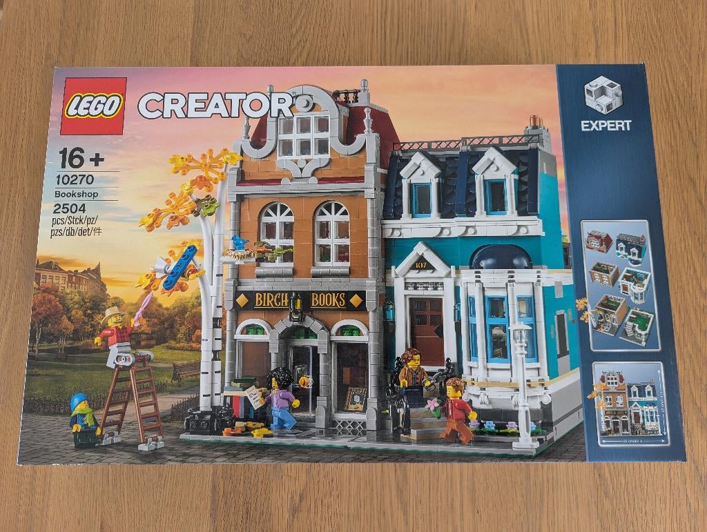 10270 LEGO Bookshop, Overige thema's, Lego, Nieuw, Ophalen of Verzenden