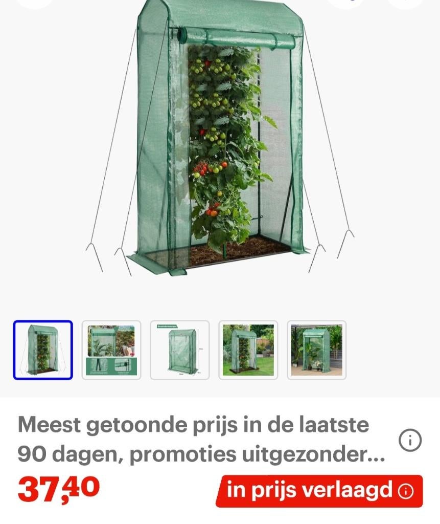 Tomaten kweekkas, Ophalen, Overige materialen, Kweekkas, Zo goed als nieuw