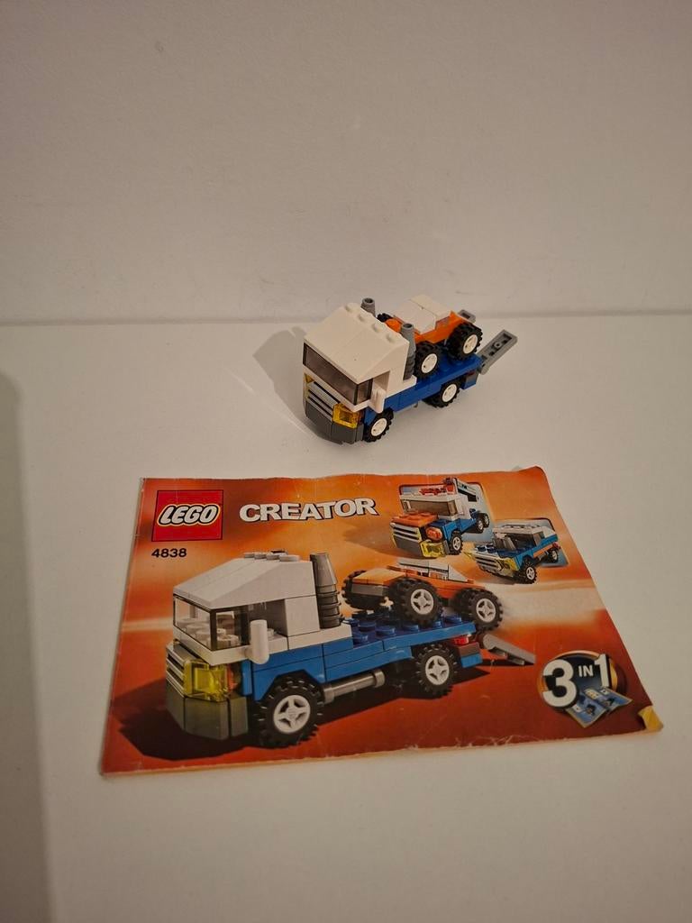 Lego creator 4838 compleet met boekje, Kinderen en Baby's, Speelgoed | Duplo en Lego, Ophalen of Verzenden, Zo goed als nieuw