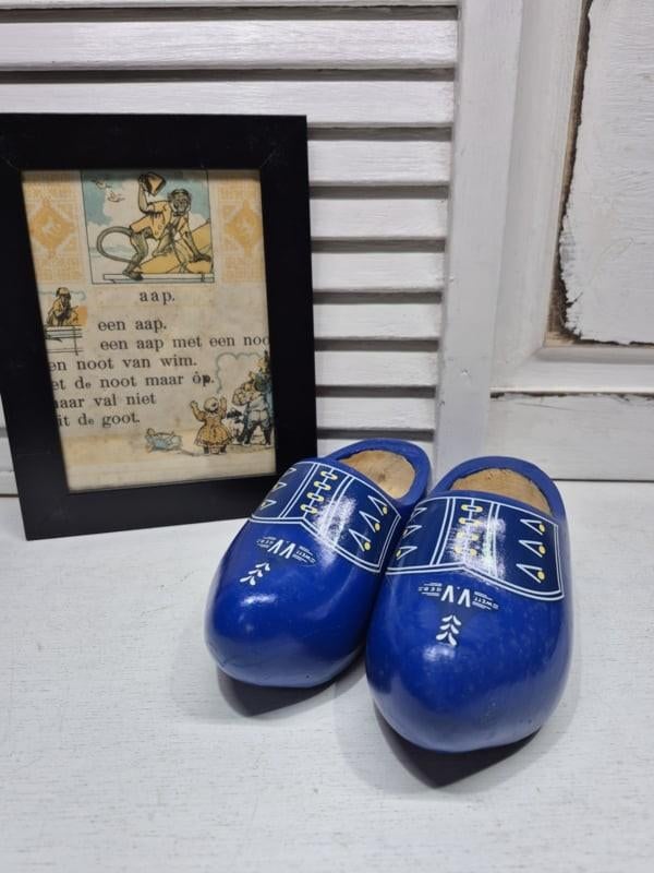 Blauwe kinderklompjes, Ophalen of Verzenden