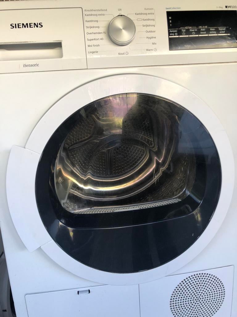 Condens wasdroger siemens 9 kg, Ophalen, Gebruikt, Minder dan 85 cm, 8 tot 10 kg