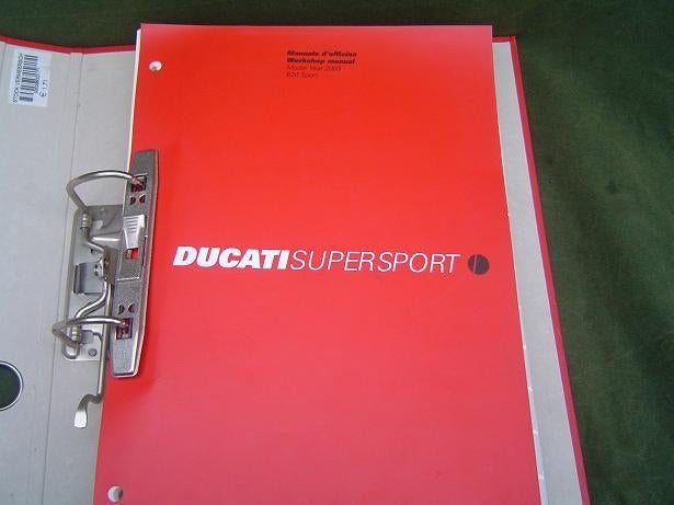 Ducati Sport 620 Super Sport 620 2003 workshop manual, Ophalen of Verzenden, Ducati