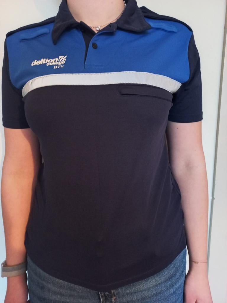 Deltion College BOA T-shirt - Maat M/L, Kleding | Dames, Maat 38/40 (M), Blauw, Ophalen of Verzenden, Zo goed als nieuw