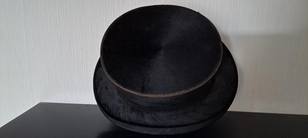 Hoge hoed  echte zijde, Ophalen of Verzenden