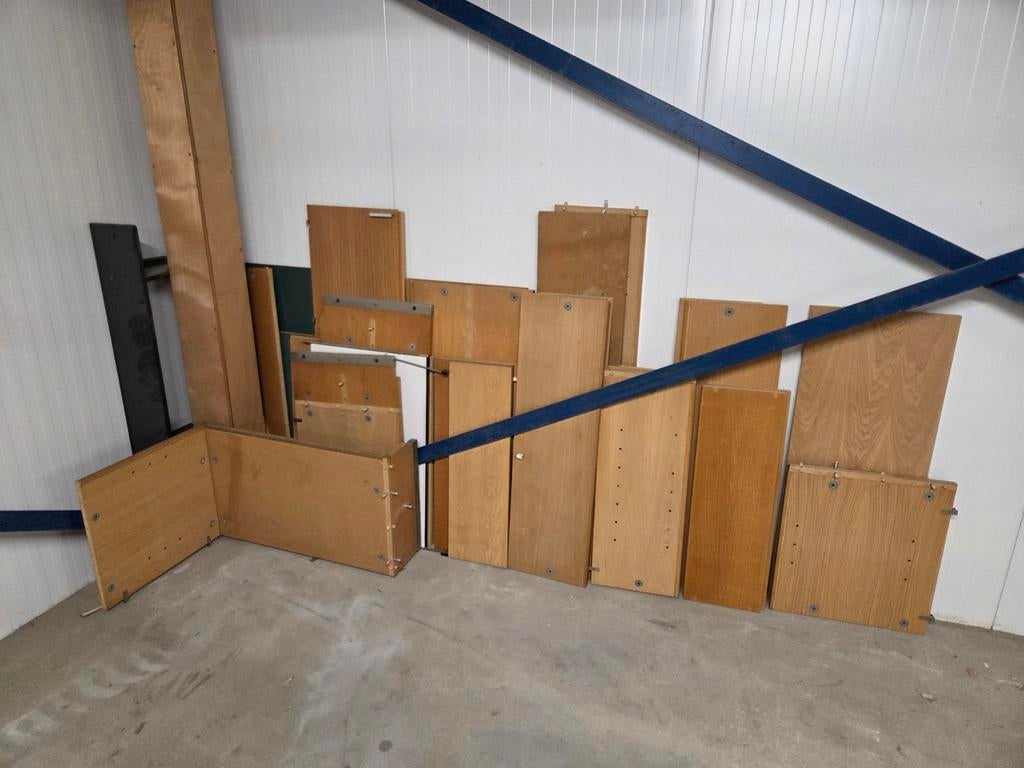 Vintage retro pastoe kast, wandmeubel gedemonteerd, Verzamelen, Retro, Huis en Inrichting, Ophalen