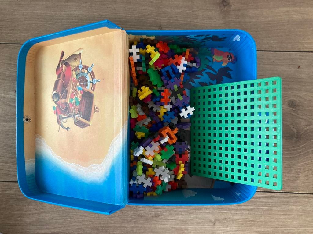 Plus-Plus bouwstenen in handige bewaardoos, Ophalen of Verzenden, Gebruikt, Overige merken