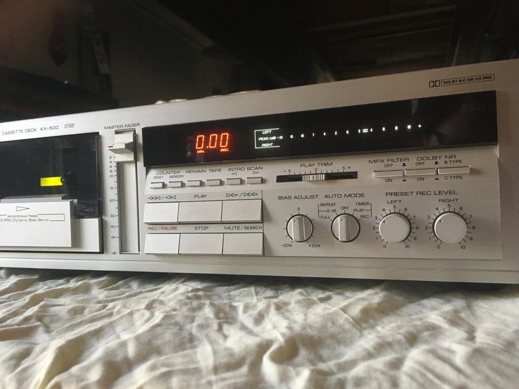 Yamaha cassettedeck kx-500 rs, Ophalen, Enkel, Overige merken, Tiptoetsen