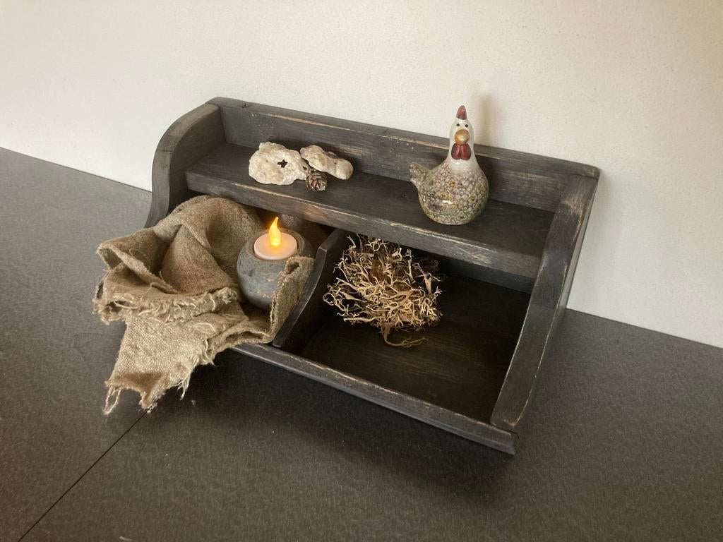 Kleine gruttersbak - vergrijsd eikenhout, Overige typen, Ophalen of Verzenden, Nieuw