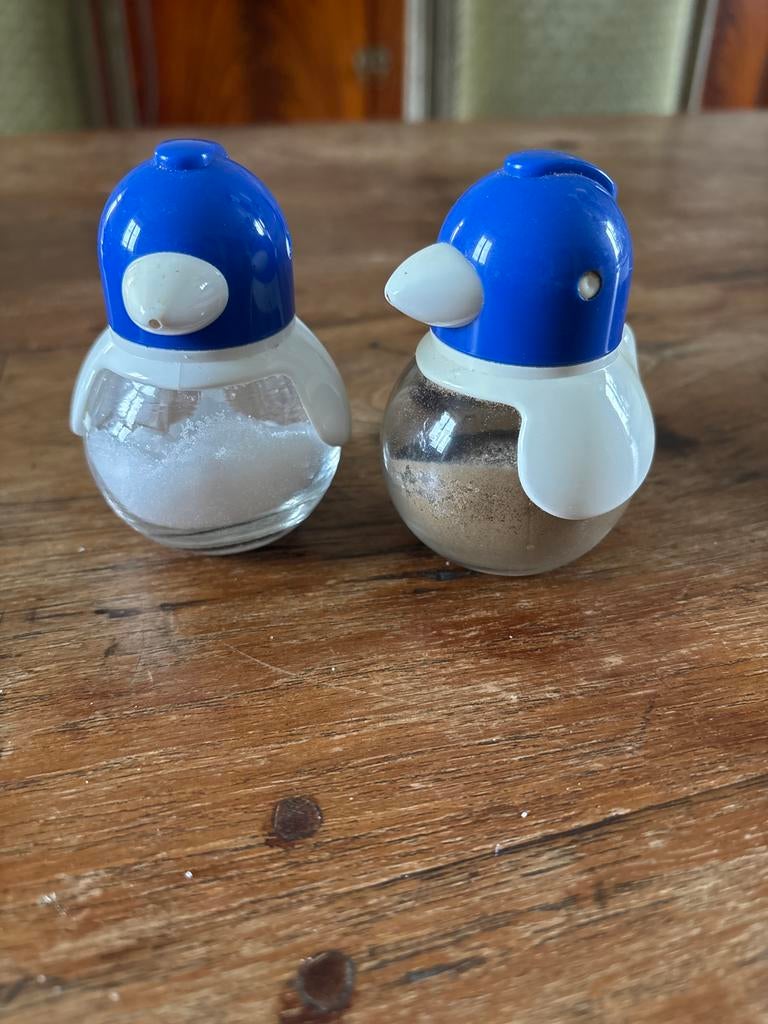 Stoha Germany Pinguïn Zout- en Pepervaatjes vintage Set, Antiek en Kunst, Ophalen