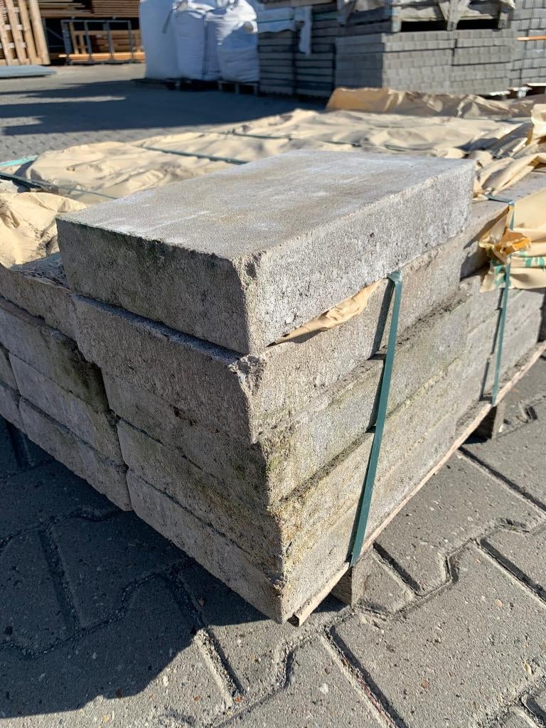 Trommelsteen 20x30x6 cm Ivory (Restpartij) - J&W 36, Tuin en Terras, Tegels en Klinkers, Ophalen, Nieuw, Minder dan 5 m², Nvt