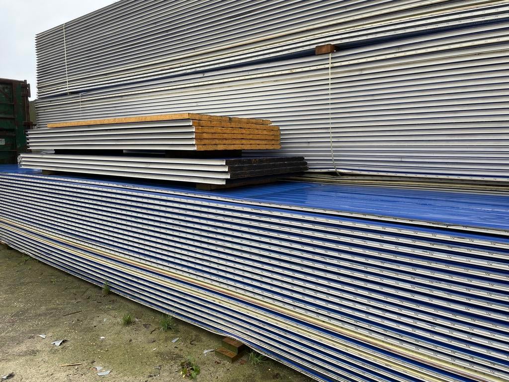 Sandwichpanelen wand, gebruikt, Ophalen, Gebruikt, Hardschuim (Pir), 15 m² of meer