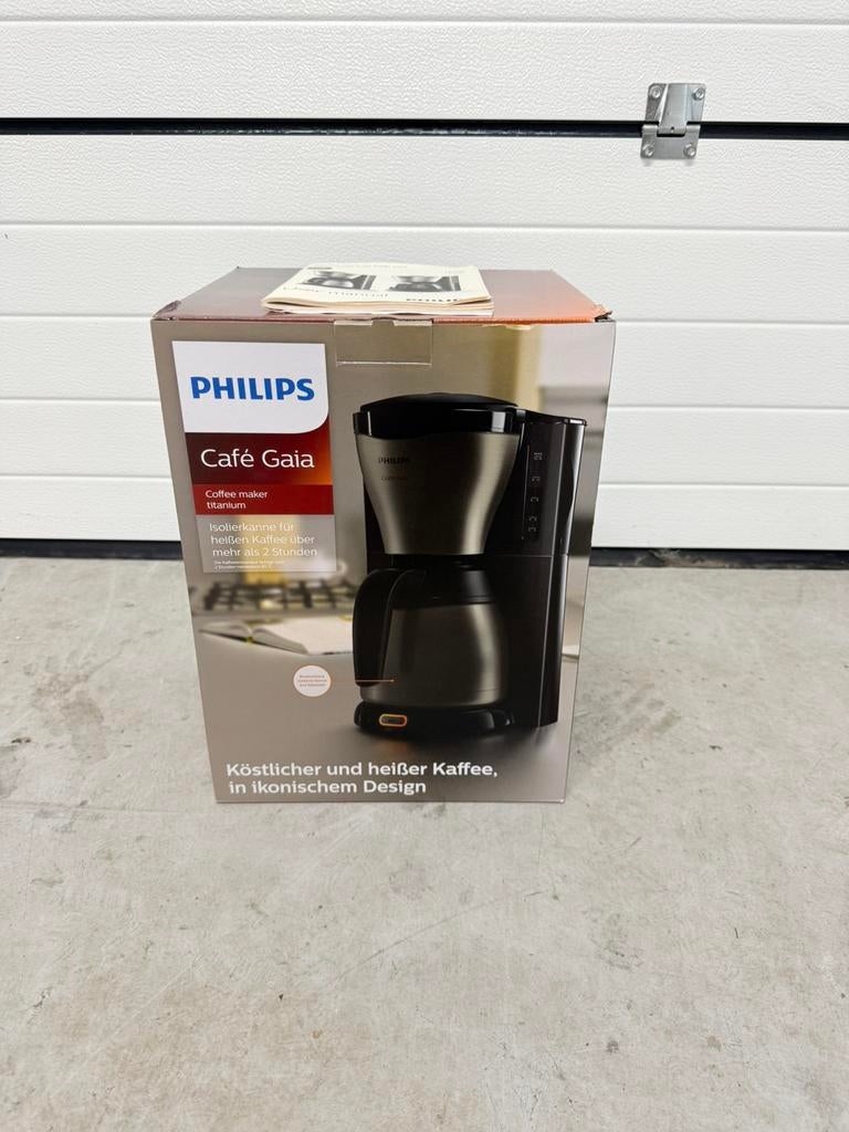 Philips Gaia HD7547/80 Titanium - Nieuw in doos -, Ophalen, Nieuw, Koffiemachine