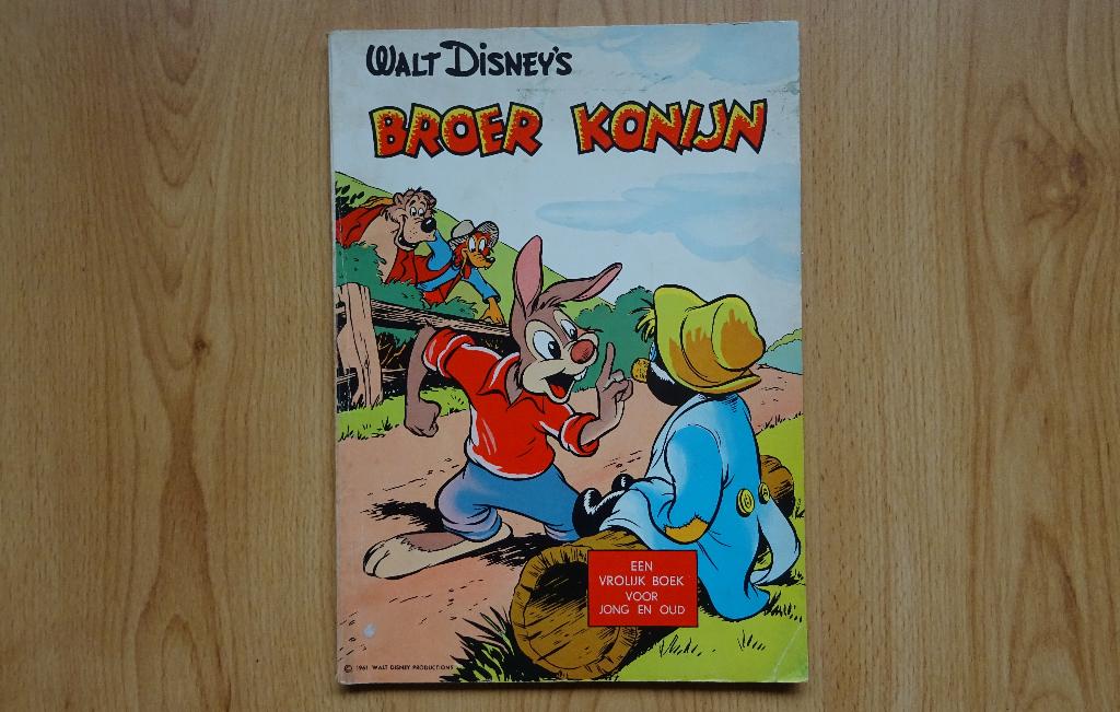 Broer Konijn 1e druk 1961, Boeken, Stripboeken, Gelezen, Eén stripboek, Ophalen of Verzenden