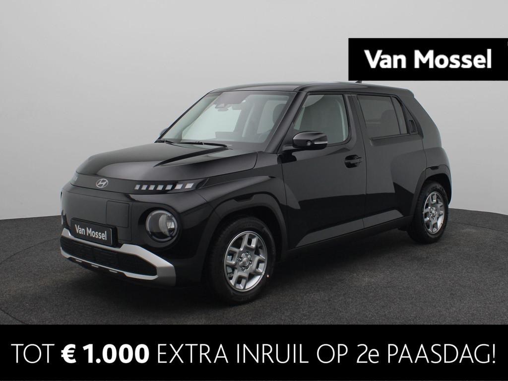 Hyundai INSTER Pulse 49 kWh | Achteruitrijcamera | Apple Car, 12 maanden, Stof, 4 stoelen, Zwart