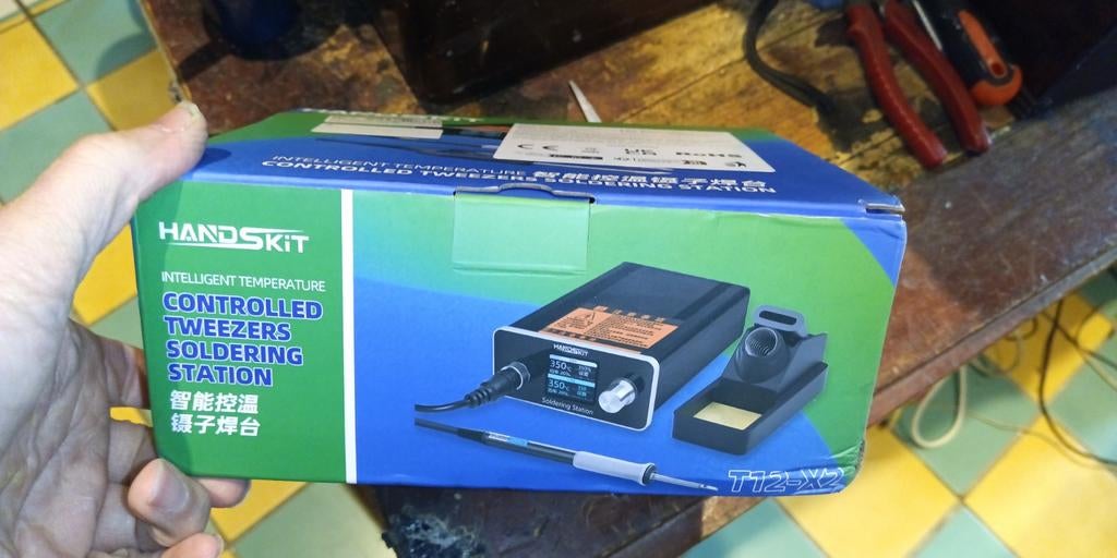 Soldeerbout en pincet soldeerbout, Ophalen of Verzenden