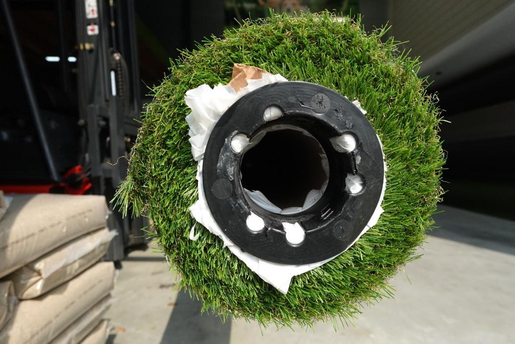 Kunstgras met mosdraad op rol, Tuin en Terras, Gras en Kunstgras, Ophalen, Nieuw, 20 m² of meer, Kunstgras