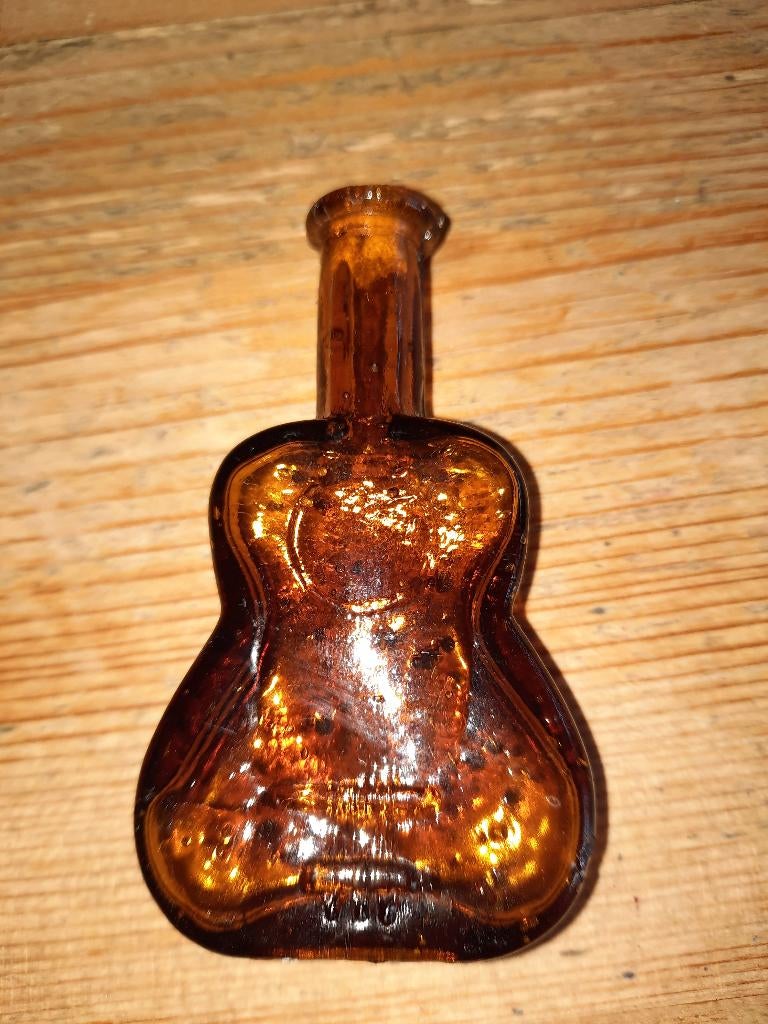 Vintage glazen gitaartje, Ophalen of Verzenden