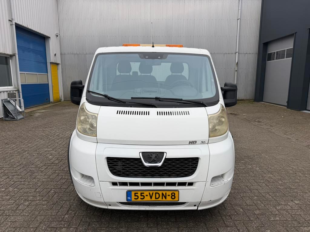 Peugeot Boxer 3.0hdi TIJHOF 2007 156 pk OPRIJWAGEN, Voorwielaandrijving, Stof, Zwart, Wit