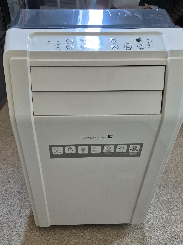 Mobiele Airco Tarrington House MAC2510C (vrijwel ongebruikt), Ophalen, Timer, 3 snelheden of meer, Zo goed als nieuw