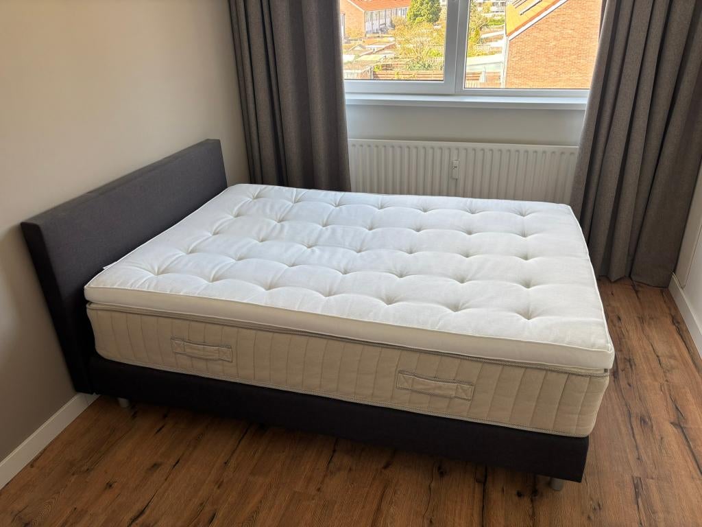 Twijfelaar bed 140x200, Ophalen, Overige kleuren, 140 cm, Zo goed als nieuw