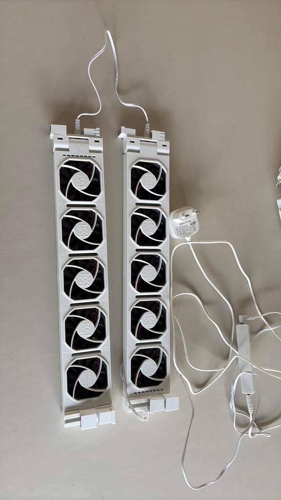 Heatfan 5 duo set en speedcomfort 3, Ophalen, Minder dan 30 cm, Radiator, Minder dan 60 cm