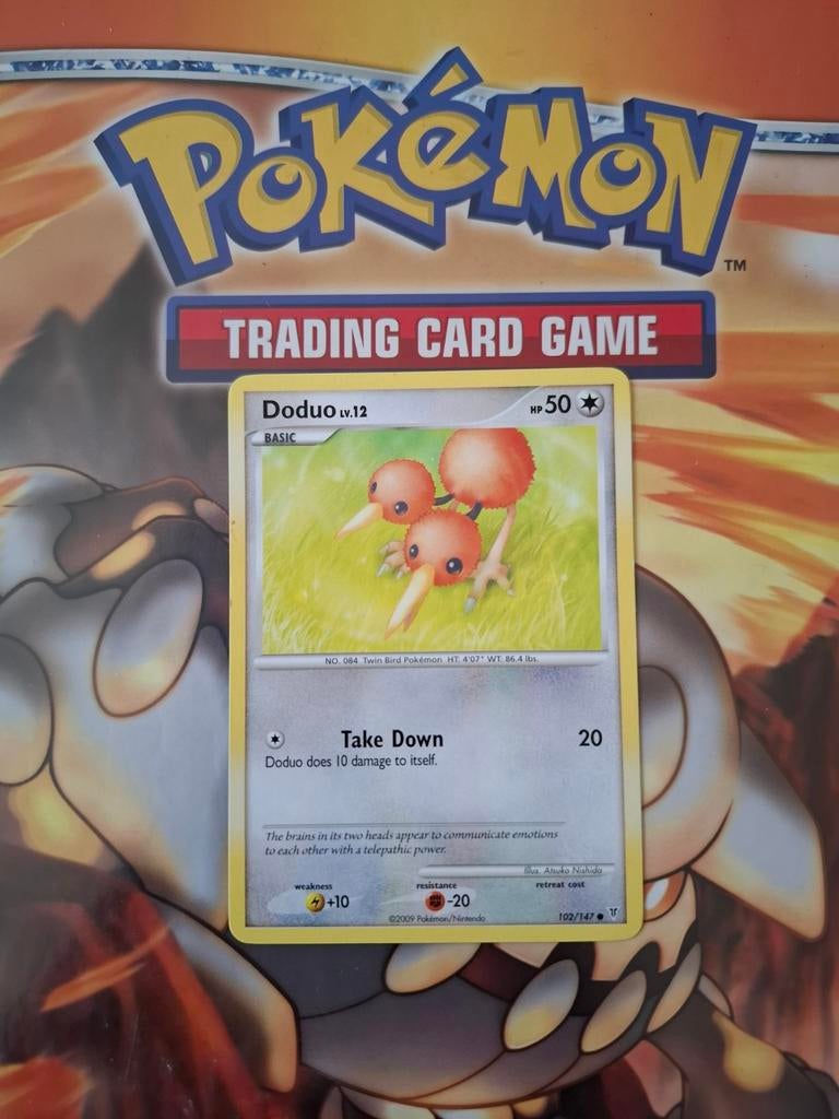 Doduo 102/147 Platinum Supreme Victors pokemon kaart, Ophalen of Verzenden, Gebruikt, Losse kaart
