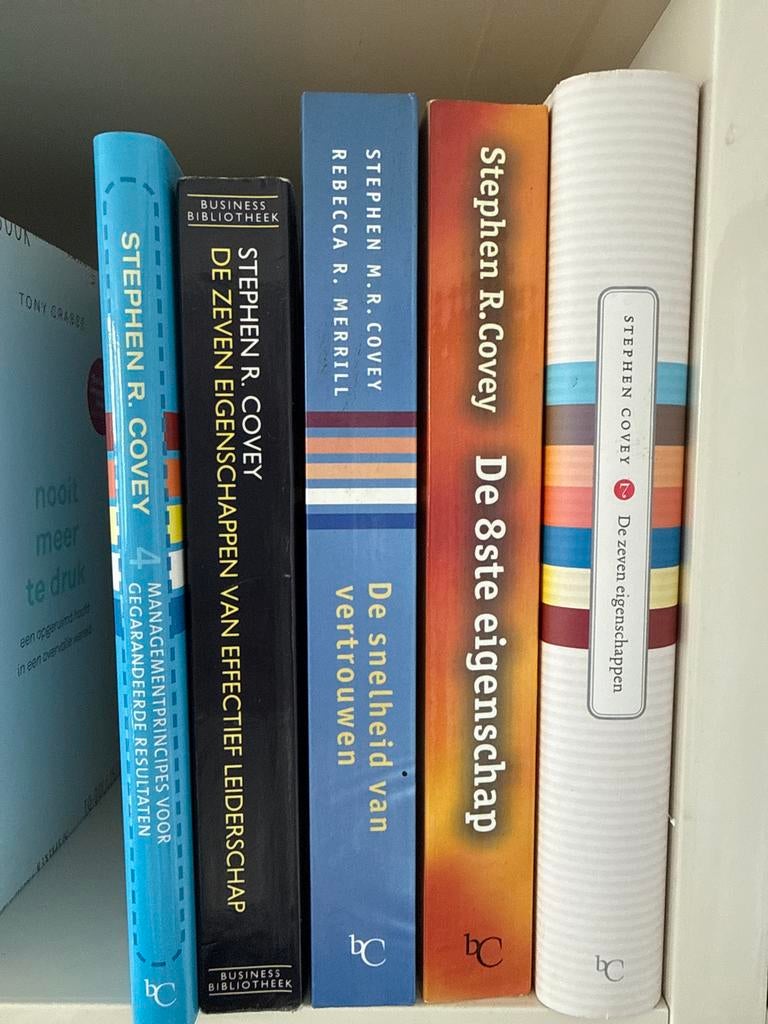 Leiderschapsboeken van Stephen Covey, Ophalen of Verzenden, Gelezen, Management