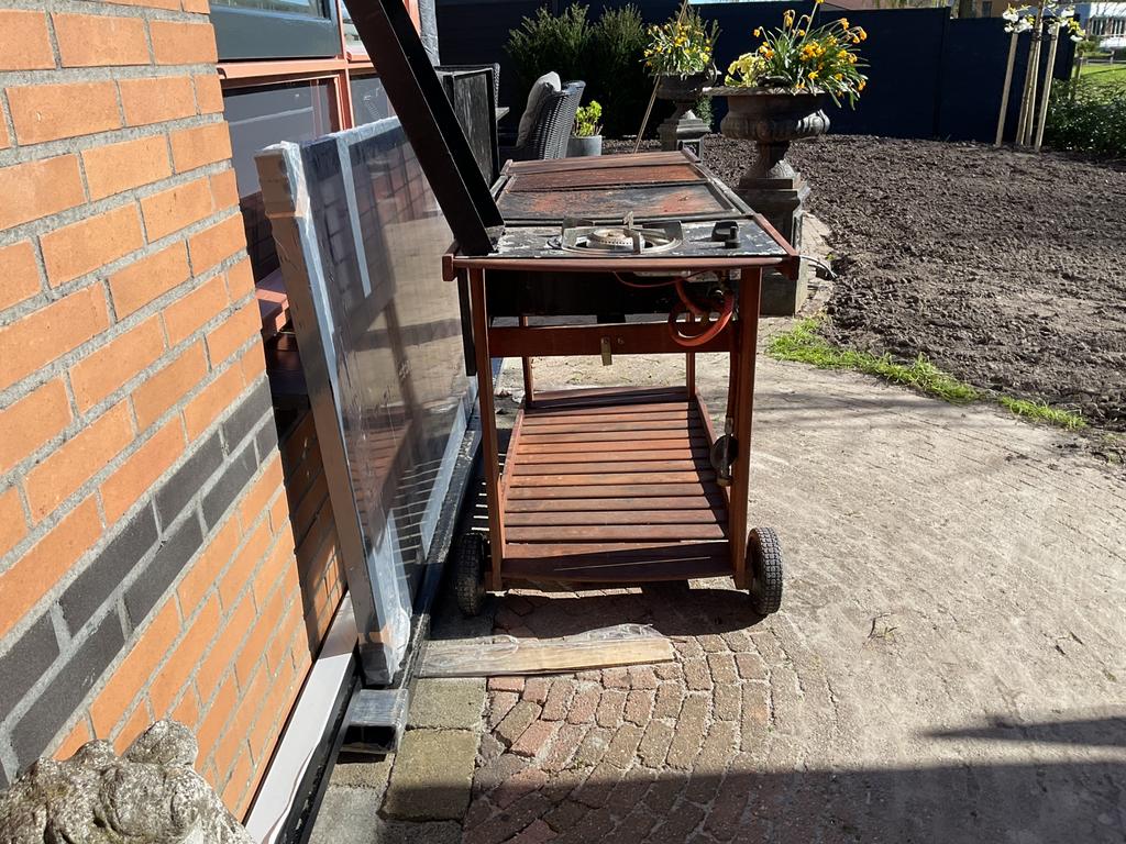 Barbeque, Tuin en Terras, Ophalen, Gebruikt, Hout
