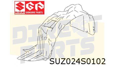 Suzuki Vitara (3/15 - 10/18) (LY / APK) modderkuip Rechts (b, -, Verzenden, -, Nieuw