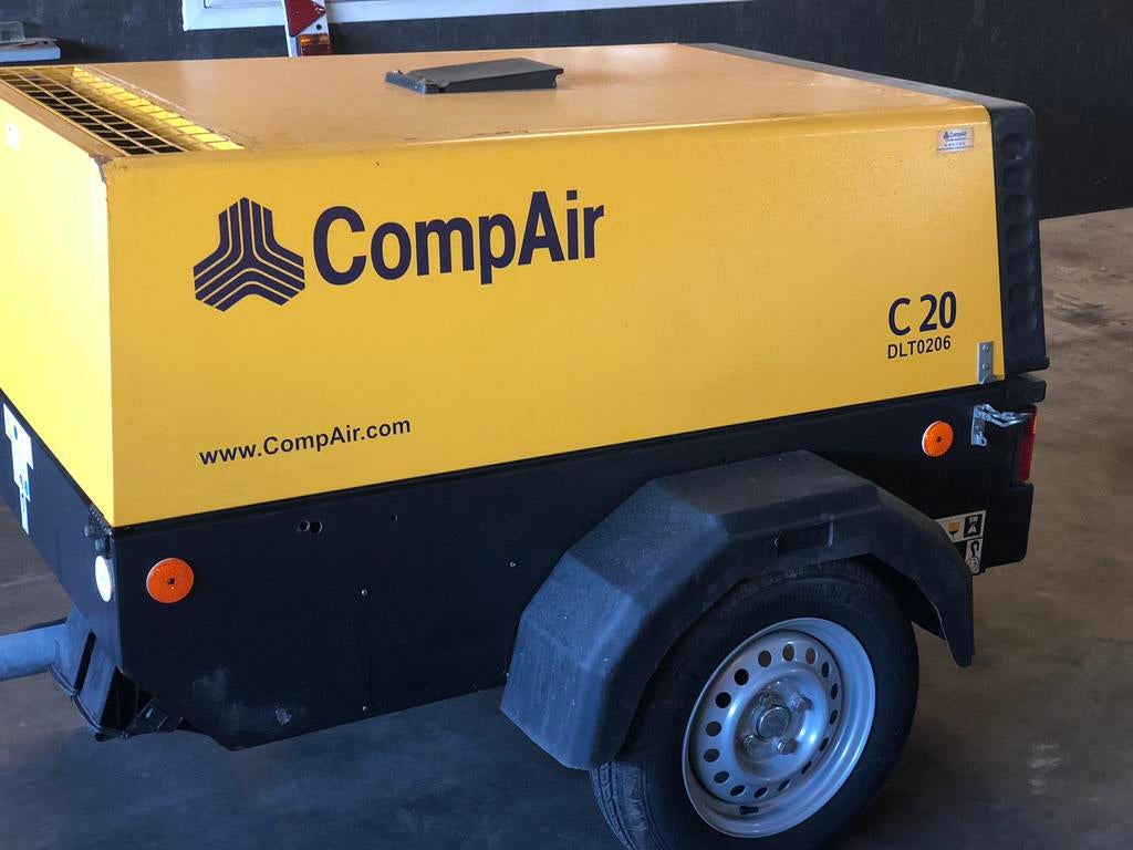CompAir C 20.  Dieselcompressor., Ophalen