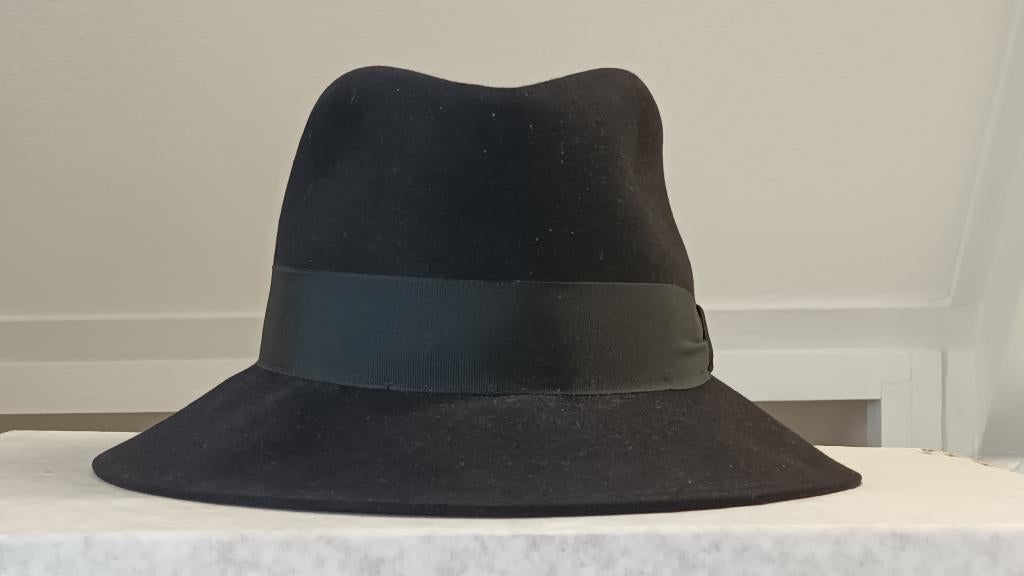 Vintage hoeden, 3 verschillende, Ophalen of Verzenden, Zo goed als nieuw, 58 cm (L, 7¼ inch) of meer, Hoed