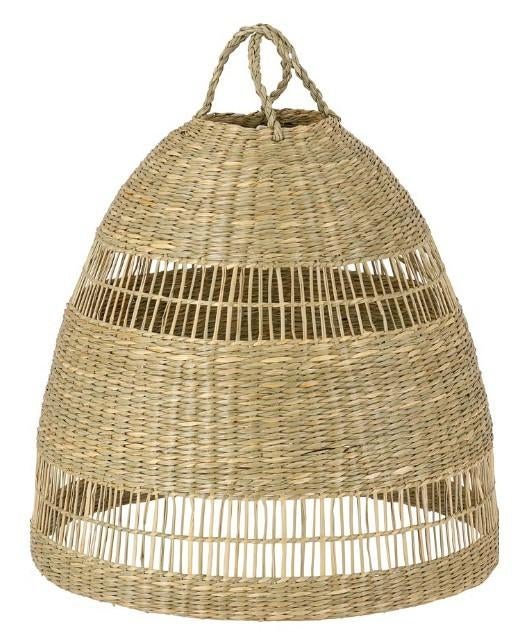 Hanglamp Torared van zeegras, Ophalen, Zo goed als nieuw, Minder dan 50 cm