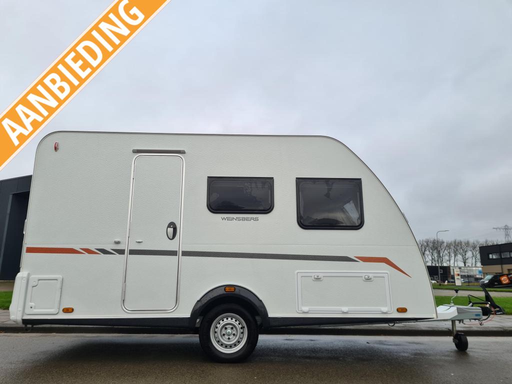 Weinsberg CaraCito 390 QD Airco en Voortent -2025-, Caravans en Kamperen, Caravans, Overige merken, Bedrijf, Treinzit, 750 - 1000 kg