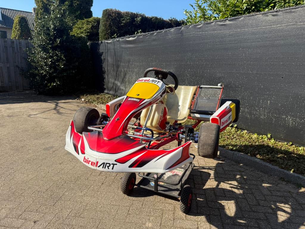 Birel art schakel kart KZ10 tm motor, Sport en Fitness, Ophalen, Gebruikt, Kart