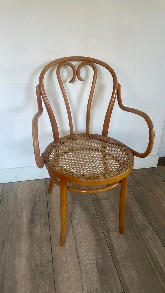 Thonet of Habitat beukenhouten stoel, bureaustoel, Antiek en Kunst, Ophalen