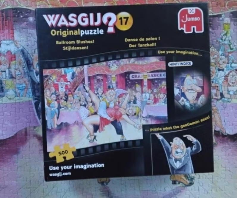 Wasgij puzzel 'stijldansen!', Ophalen, 500 t/m 1500 stukjes, Zo goed als nieuw, Legpuzzel