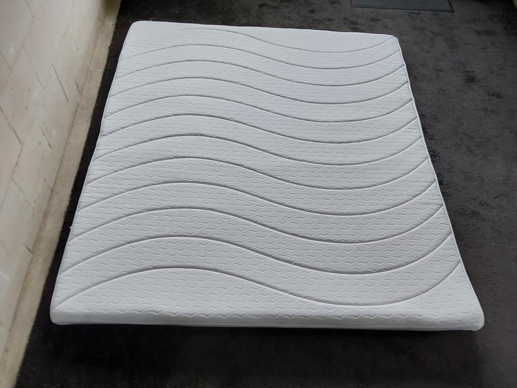 Wellpur Topdekmatras AIR traagschuim 180x200x8., Ophalen, Zo goed als nieuw, Tweepersoons, 180 cm
