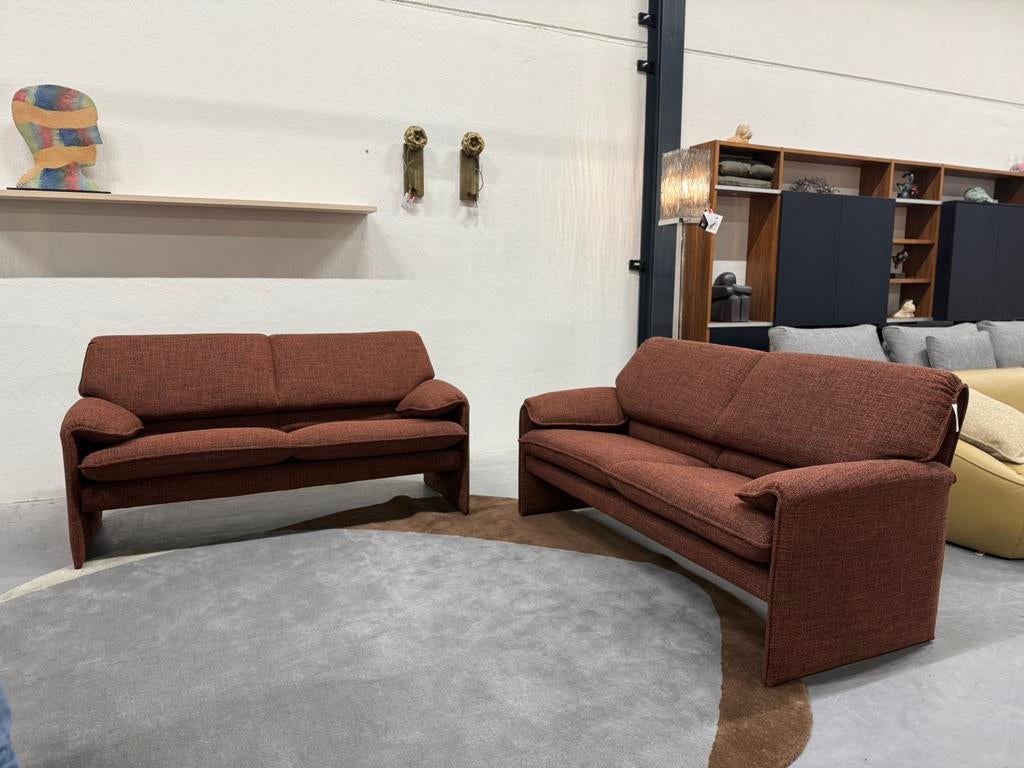 Nieuw Leolux Bora Beta Bank 2,5 zits Migo terra Bankstel, Leolux, 75 tot 100 cm, Ophalen of Verzenden, Rechte bank