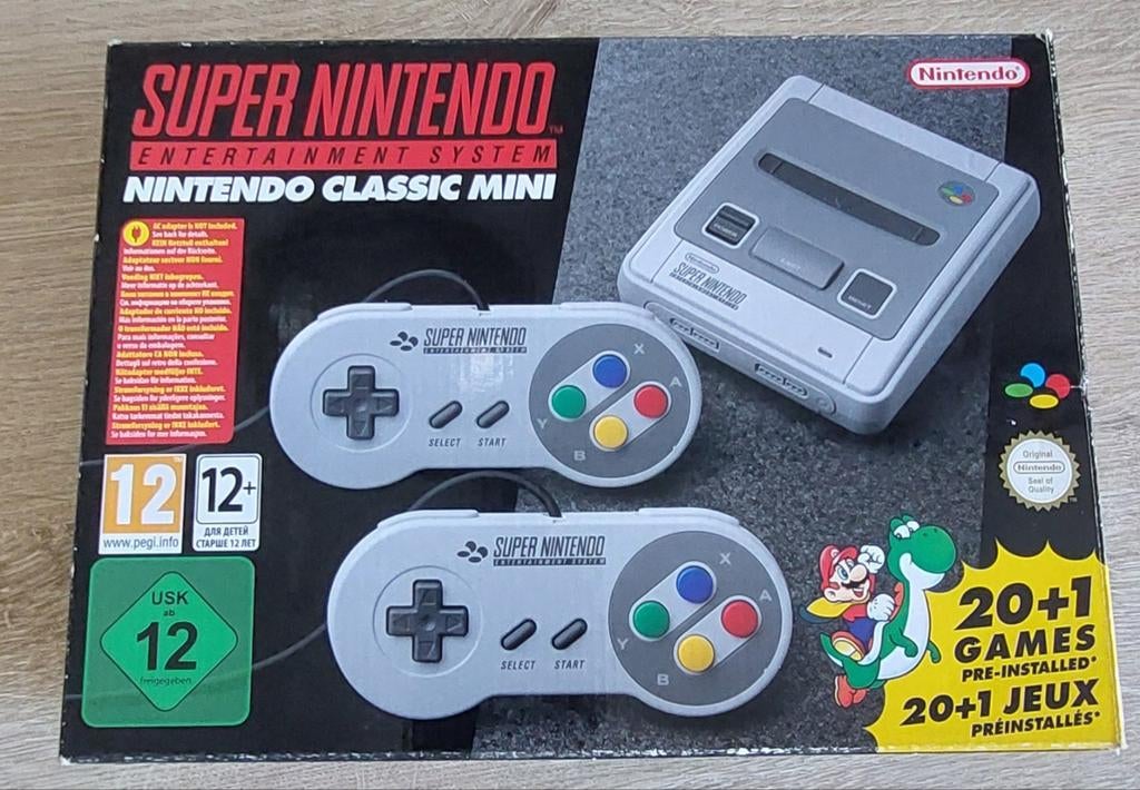 Classic Mini: Super Entertainment System, Spelcomputers en Games, Spelcomputers | Nintendo Super NES, Ophalen, Zo goed als nieuw