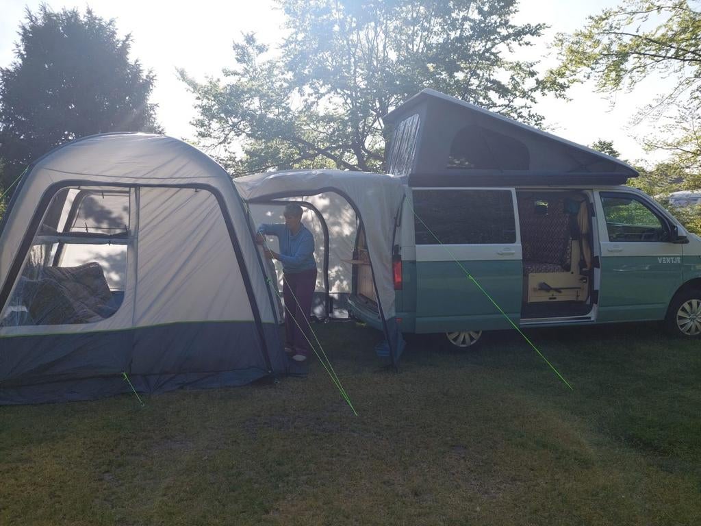 Opblaasbare, vrijstaande achtertent Uni Van Air >1x gebruikt, Ophalen of Verzenden