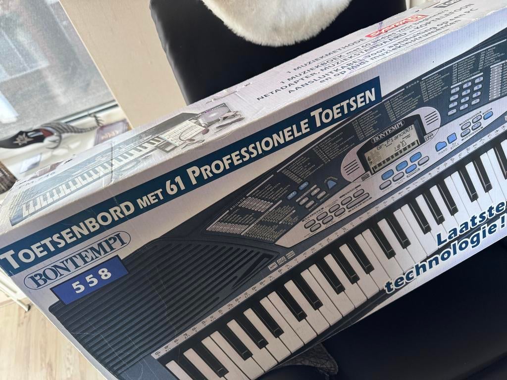 Bontempi Toetsenbord met 61 Professionele Toetsen, Muziek en Instrumenten, Keyboards, Overige merken, 61 toetsen, Nieuw, Ophalen of Verzenden