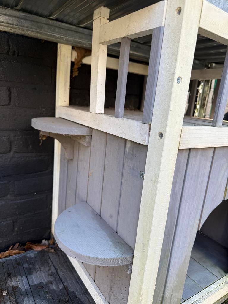 Trixi buitenhuis voor katten, Dieren en Toebehoren, Ophalen, Gebruikt