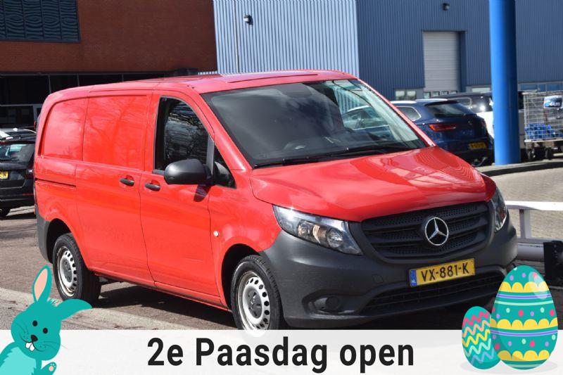 Mercedes-Benz Vito 109 CDI Functional Lang Airco Pdc Btw + I, Euro 5, Stof, Gebruikt, Zwart