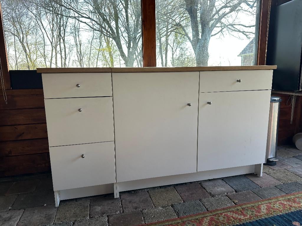 Keukenkastjes, Ophalen, Gebruikt, Wit, 150 tot 200 cm