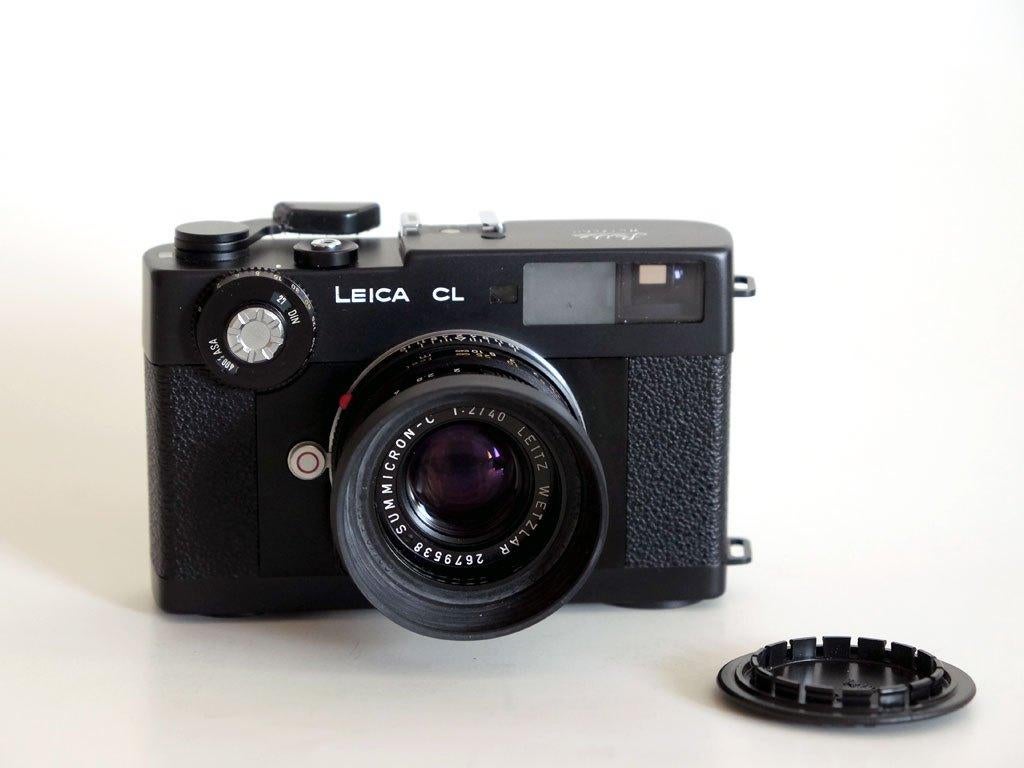 Leica CL 35mm film, originele Summicron 40mm f2.0 lens, Ophalen of Verzenden, Zo goed als nieuw, Compact, Leica