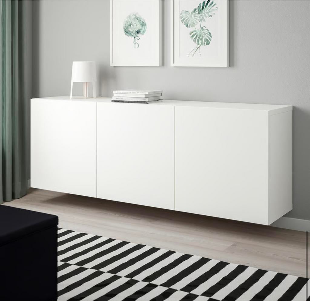 Dressoir kast IKEA met glasplaat, Ophalen, Zo goed als nieuw, 200 cm of meer, 25 tot 50 cm