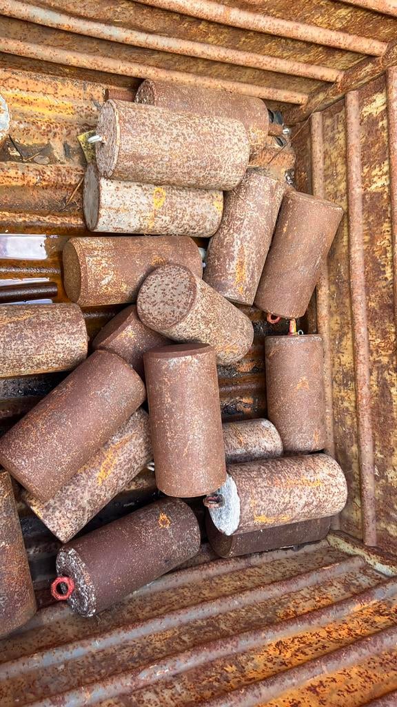 40kg contragewichten, Ophalen