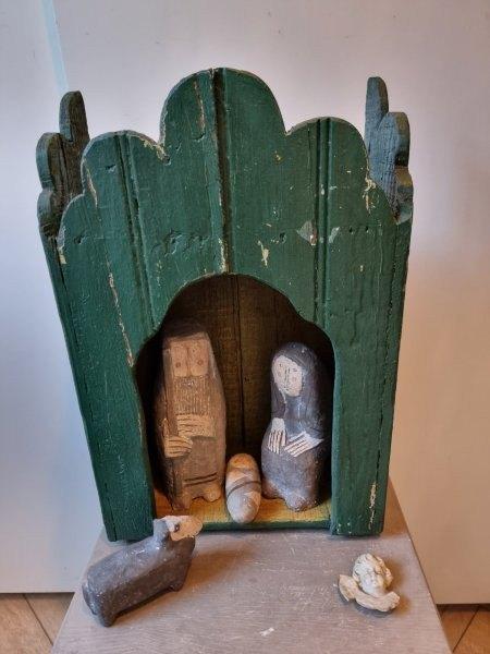 Originele Kerststal, Ophalen, Gebruikt